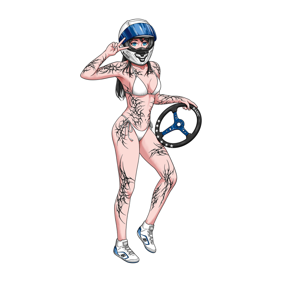 BASIC GRIDGIRL STICKY